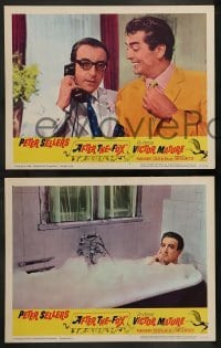 2k035 AFTER THE FOX 8 LCs '66 De Sica's Caccia alla Volpe, Peter Sellers, Victor Mature!