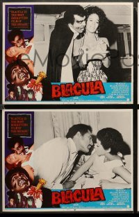 2k520 BLACULA 4 LCs '72 black vampire William Marshall is deadlier than Dracula, great images!
