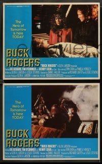 2k637 BUCK ROGERS 3 LCs '79 classic sci-fi comic strip, Gadino art of Erin Gray & Gil Gerard