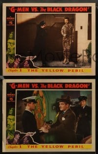 2k659 G-MEN VS. THE BLACK DRAGON 3 chapter 1 LCs '43 Rod Cameron, w/cool skeleton suit image!