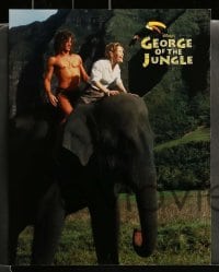 2k366 GEORGE OF THE JUNGLE 7 LCs '97 Brendan Fraser didn't watch out for that tree, Disney!