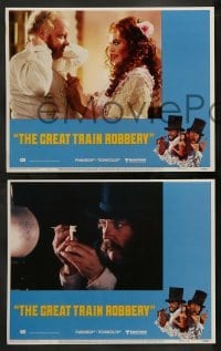 2k164 GREAT TRAIN ROBBERY 8 LCs '79 Sean Connery, Sutherland & sexy Lesley-Anne Down!