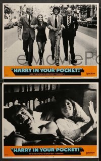 2k168 HARRY IN YOUR POCKET 8 LCs '73 James Coburn, Trish Van Devere, Michael Sarrazin, Pidgeon
