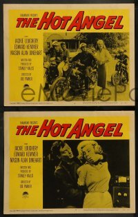 2k179 HOT ANGEL 8 LCs '58 teenage hot rod rebel gangs rip highways & skies w/thrills & terror!