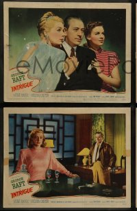 2k557 INTRIGUE 4 LCs '47 George Raft in the Shanghai underworld with two dangerous women!