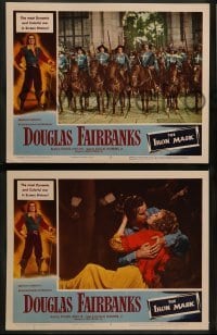 2k558 IRON MASK 4 LCs R53 Douglas Fairbanks, Sr. as D'Artagnan with The Three Musketeers!