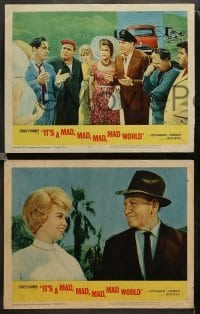 2k669 IT'S A MAD, MAD, MAD, MAD WORLD 3 LCs '64 Milton Berle, Spencer Tracy, many top stars!