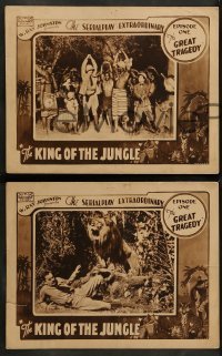 2k673 KING OF THE JUNGLE 3 chapter 1 LCs '27 Elmo Lincoln, jungle silent serial, The Great Tragedy