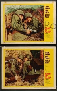 2k561 KINGS GO FORTH 4 LCs '58 soldiers Frank Sinatra, Tony Curtis in World War action!