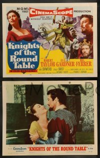 2k201 KNIGHTS OF THE ROUND TABLE 8 LCs '54 Robert Taylor as Lancelot, sexy Ava Gardner as Guinevere