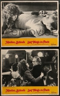 2k565 LAST TANGO IN PARIS 4 int'l LCs '73 Marlon Brando & sexy Maria Schneider, Bernardo Bertolucci