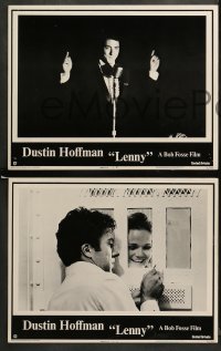 2k678 LENNY 3 LCs '74 cool images of Dustin Hoffman as comedian Lenny Bruce!