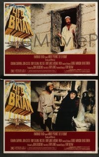 2k679 LIFE OF BRIAN 3 LCs '79 Monty Python, Graham Chapman, great images of John Cleese!