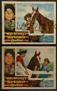 2k434 LITTLEST OUTLAW 6 LCs '55 Walt Disney, this is the young boy who will run off with your heart