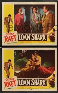 2k680 LOAN SHARK 3 LCs '52 George Raft, Dorothy Hart, the inside on today's most despised racket!