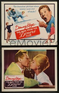 2k220 MAN FROM THE DINERS' CLUB 8 LCs '63 wacky images of Danny Kaye, Martha Hyer, George Kennedy!
