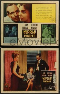 2k228 MIDDLE OF THE NIGHT 8 LCs '59 sexy young Kim Novak is involved with much older Fredric March!