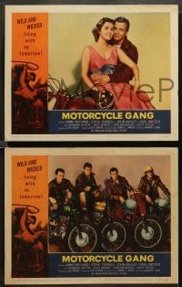 2k487 MOTORCYCLE GANG 5 LCs '57 AIP, pretty Anne Neyland, living with no tomorrow!