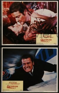 2k577 OCTOPUSSY 4 LCs '83 Maud Adams, great images of Roger Moore as Fleming's James Bond 007!