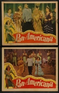 2k380 PAN-AMERICANA 7 LCs '45 image of sexy Isabelita with Latin band in wild outfits!