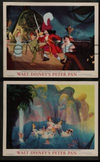 2k704 PETER PAN 3 LCs '53 Walt Disney animated cartoon fantasy classic, great images!