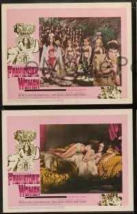 2k582 PREHISTORIC WOMEN 4 LCs '66 Hammer, Slave Girls, Martine Beswick!