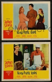 2k269 ROCK-A-BYE BABY 8 LCs '58 Jerry Lewis, Marilyn Maxwell, Reginald Gardiner