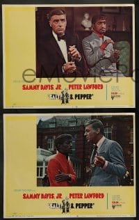 2k273 SALT & PEPPER 8 LCs '68 Sammy Davis Jr., Peter Lawford, directed by Richard Donner!