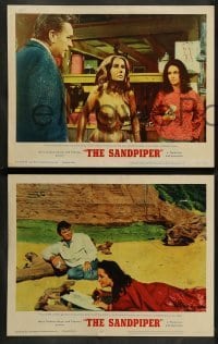 2k384 SANDPIPER 7 LCs '65 Elizabeth Taylor & Richard Burton in a tempestuous love affair!