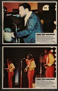 2k385 SAVE THE CHILDREN 7 LCs '73 Jackson 5, Roberta Flack, Marvin Gaye, plus other greats!