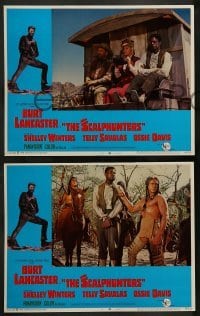 2k275 SCALPHUNTERS 8 LCs '68 Burt Lancaster, Ossie Davis, Telly Savalas, Shelley Winters!