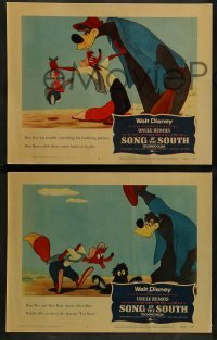 2k449 SONG OF THE SOUTH 6 LCs R56 Walt Disney, Uncle Remus, cartoon Br'er Rabbit & Br'er Bear!