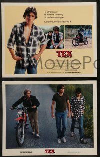2k297 TEX 8 LCs '82 young Matt Dillon, Meg Tilly & Emilio Estevez, from S.E. Hinton's novel!