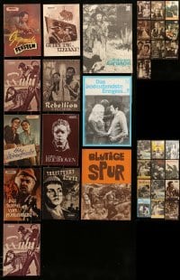 2m087 LOT OF 34 EAST GERMAN PROGRAMS '50s-70s great images from a variety of different movies!