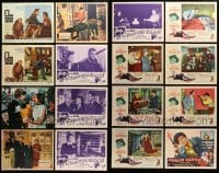 2m209 LOT OF 23 LOBBY CARDS '30s-70s incomplete sets from variety of different movies!