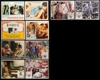 2m057 LOT OF 10 MEXICAN LOBBY CARDS '70s-80s great scenes from a variety of different movies!