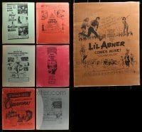 2m184 LOT OF 7 SHINKWRAPPED LOCAL THEATER MUSICAL HERALDS '50s-60s from a variety of movies!