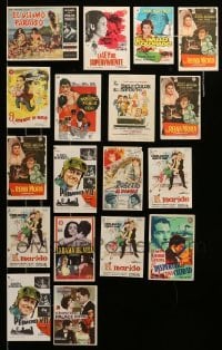 2m056 LOT OF 18 SPANISH HERALDS '40s-60s great images from a variety of different movies!