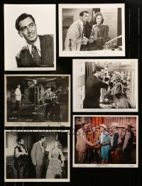 2m435 LOT OF 6 JOHN BARAGREY 8X10 STILLS '40s-50s great scenes from a variety of his movies!