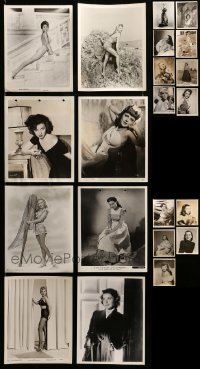 2m353 LOT OF 21 FEMALE PORTRAIT 8X10 STILLS '40s-50s close portraits of beautiful actresses!