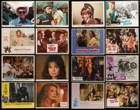 2m211 LOT OF 38 1960S-80S LOBBY CARDS '60s-80s great scenes from a variety of different movies!