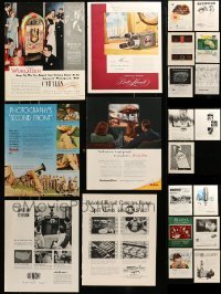 2m176 LOT OF 21 FORTUNE MAGAZINE PAGES WITH TV, RADIO AND MUSIC ADS '30s-40s cool products!
