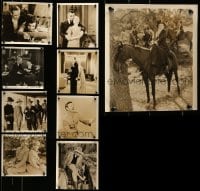 2m412 LOT OF 9 TRIMMED 1930S 8X10 STILLS '30s great scenes from a variety of different movies!