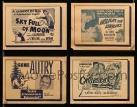 2m036 LOT OF 4 THEATER DISPLAY CARDS '50s great images from a variety of different movies!