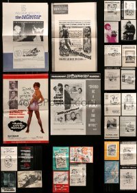 2m454 LOT OF 37 UNCUT PRESSBOOKS '50s-70s advertising images for a variety of different movies!