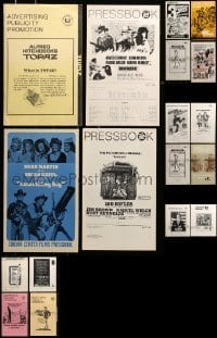 2m465 LOT OF 22 UNCUT PRESSBOOKS '60s-70s advertising images for a variety of different movies!