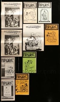 2m150 LOT OF 10 MINDROT MAGAZINES '70s all with great cartoon images on the covers!