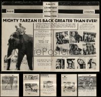 2m483 LOT OF 6 UNCUT TARZAN PRESSBOOKS '70s advertising images from a variety of movies!