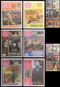 2m156 LOT OF 18 MOVIE COLLECTOR'S WORLD MAGAZINES '11-12 ads of vintage movie posters for sale!