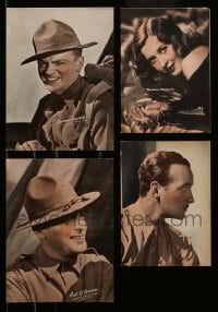 2m017 LOT OF 4 PICTURE FRAME PHOTOS '40s James Cagney, Barbara Stanwyck, Pat O'Brien, David Niven